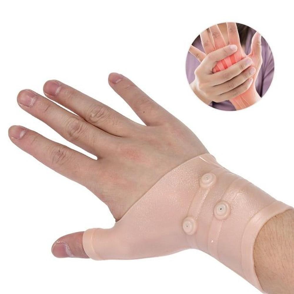 Muñequera Magnética Flexible para Terapia de Mano
