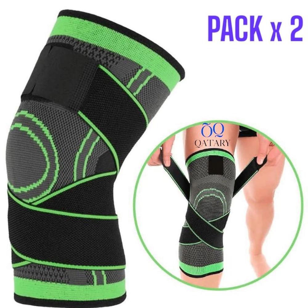 Pack 2 Rodilleras Deportiva Ajustable con Vendaje Velcro