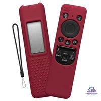 Funda Para Control Samsung Solar Smart Tv Modelo 2023- Rojo Vino