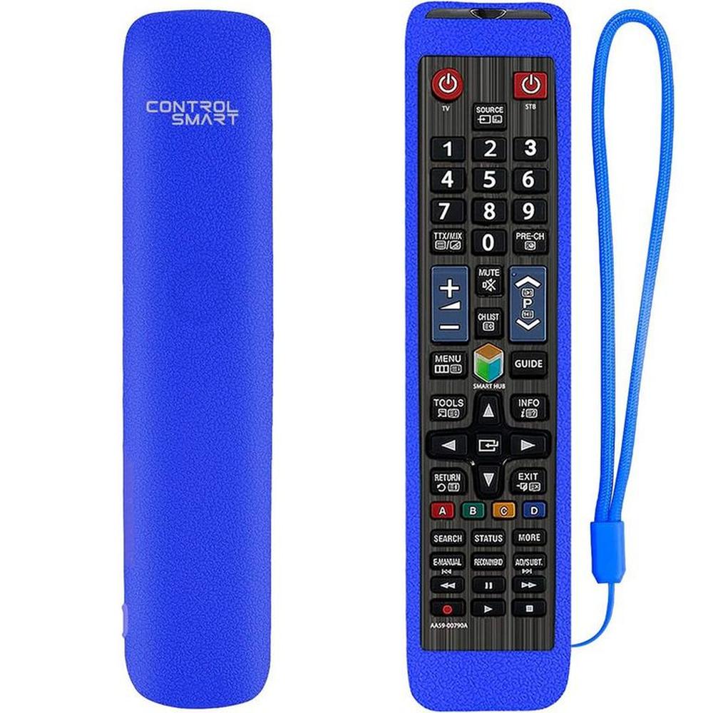 Funda Protectora De Silicona Para Control Samsung Smart Tv Grande Bn59-Azul