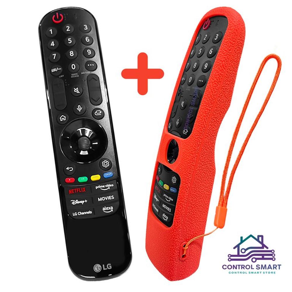 Lg Magic Remote MR24GA Modelo 2024 + Funda  Naranja