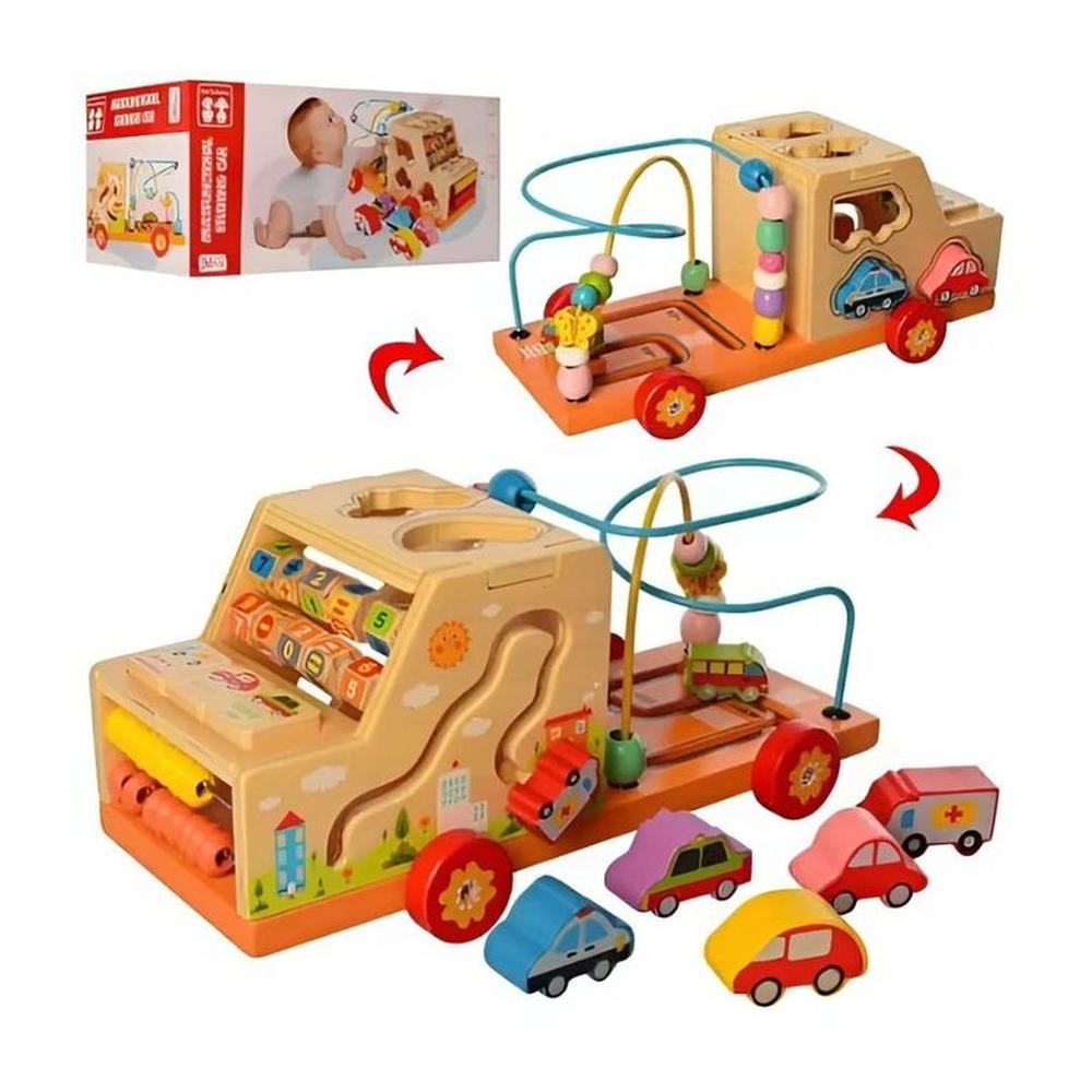 Camión de Actividades con Circuito Montessori de Madera