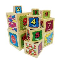 Set Cubos Didácticos Apilables del 1 al 10 con Animales