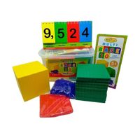 Kit Bloques Multibase 10 Matemáticas Didáctica Con Anillado