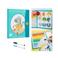 Libro Práctico Jirafa de Fracciones Magnéticas para Niños