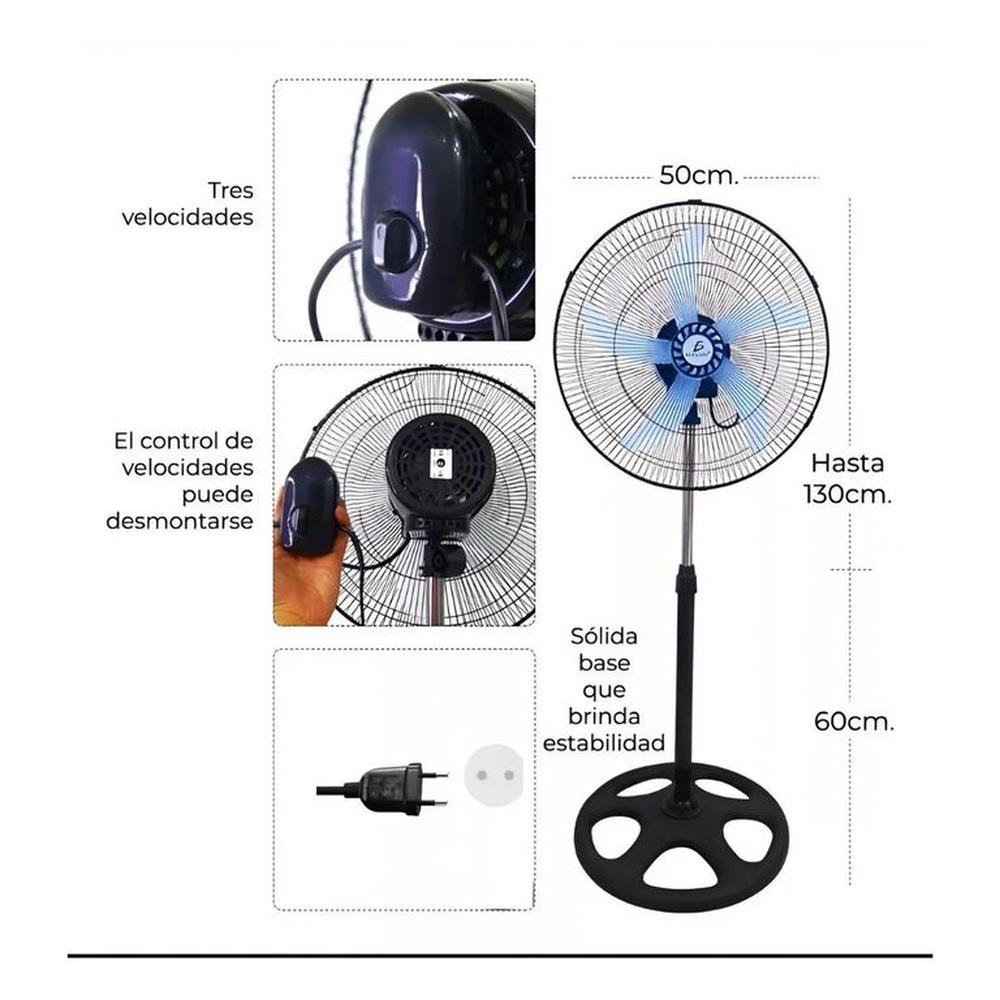 Ventilador Grande18 Pulgadas 3 En 1 Confort Total