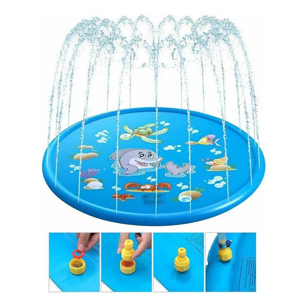 Rociador y Tapete de Juego Pileta Inflable para Niños