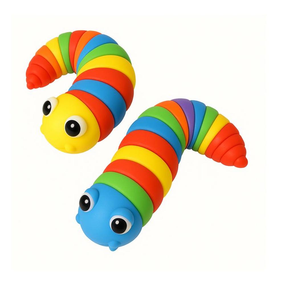 Juguete Gusano Pop It Sensorial