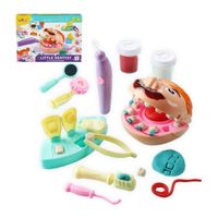 Set Didáctico Mini Dentista Divertido Plastilinas y Moldes