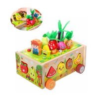 Juego Sensorial Carreta Montessori Frutaventuras para Niños