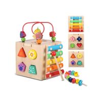 Cubo Montessori Explorador 8 en 1 para Bebé