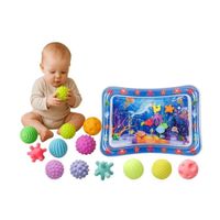 Alfombra Rect Sensorial de Agua con Pelotas Coloridas 6pzs