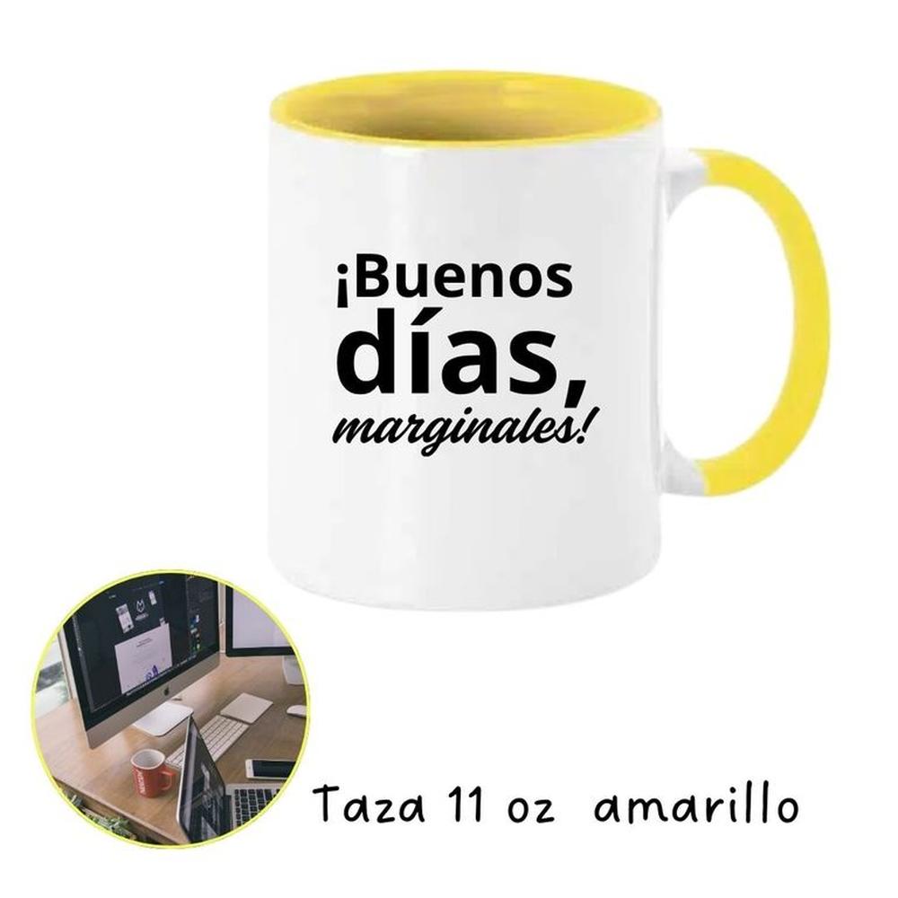 Taza mug 11 onzas frases sarcasmo - Buenos días Marginales