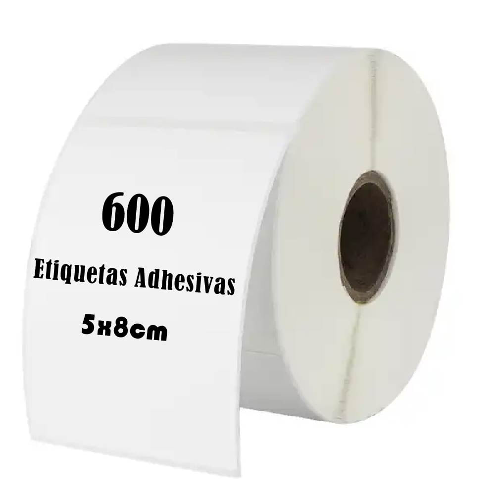 Rollo 600 Etiqueta Termica Termica 5x8cm
