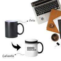 Taza mug mágica 11 oz frases sarcasmo - Odio madrugar
