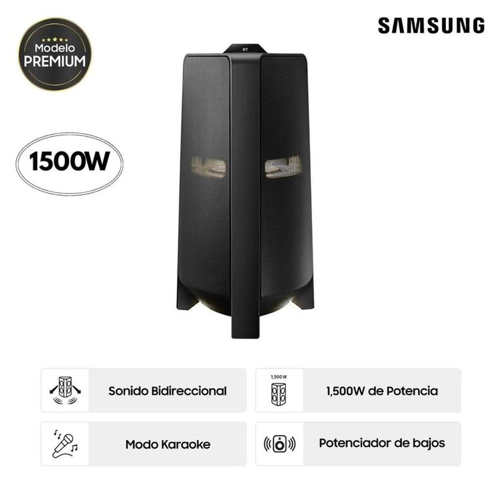TORRE DE SONIDO SAMSUNG BLUETOOTH 1500W MX-T70PE
