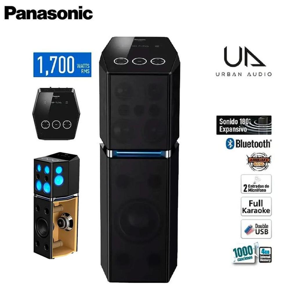 Equipo de Sonido Panasonic SC-UA70PU-K ONE BOOX 1700W