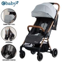 Coche Maleta para Bebé «SOFI» De Fácil Plegado Light Gray