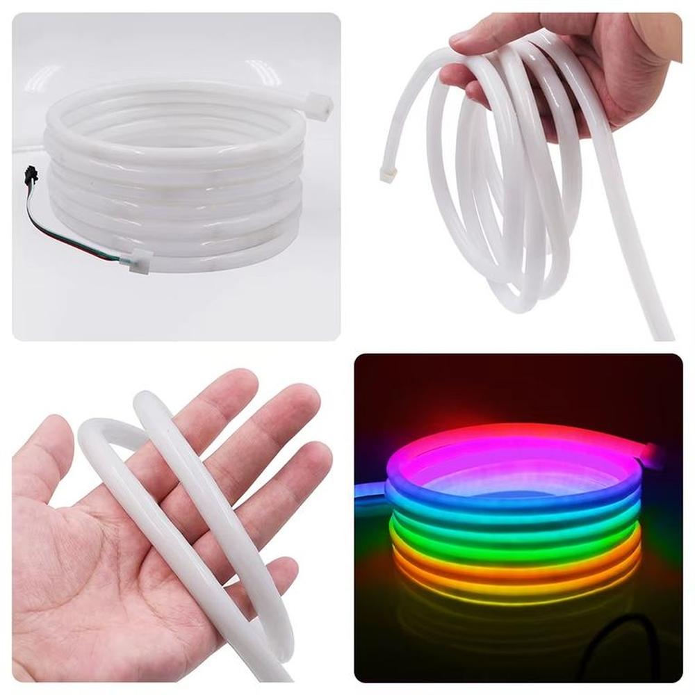 Tira Led Neon 5050 Rgb Bluetooth 5m Luces Led Flexibles