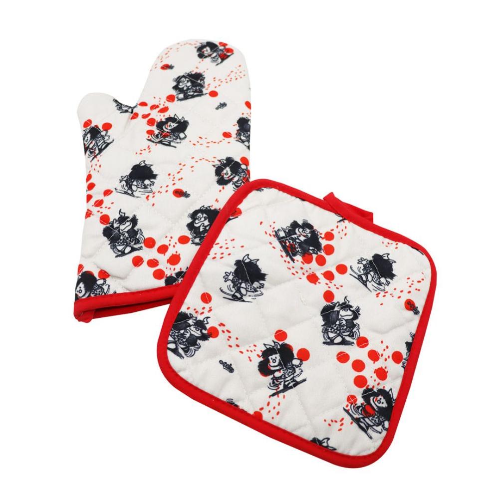 Set Guante Cocina + Agarrador Mafalda