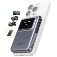 Power Bank Magnetico Tipo C 10000 mAh Ugreen 20W Soporte Gris