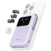 Power Bank Magnetico Tipo C 10000 mAh Ugreen 20W Soporte Rosa