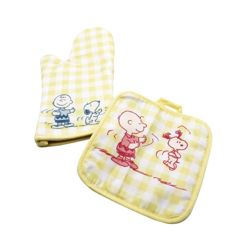 Set Guante Cocina + Agarrador Snoopy