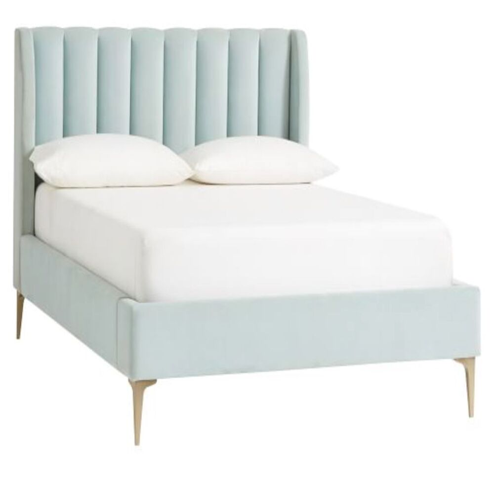 Cama Pasty celeste de plaza y media