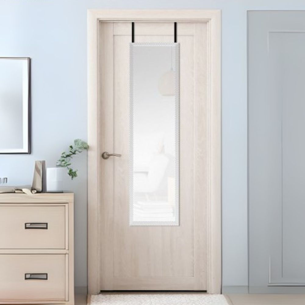 Espejo para Puerta 32.8x122.8cm Plateado Textura Orange