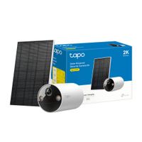 Cámara Vigilancia Tapo C410 KIT 3MP 2K Audio 2vías Batería Panel Solar