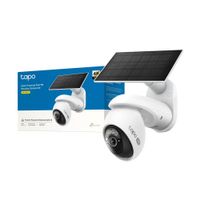 Cámara Vigilancia Tapo C660 KIT 4K 8MP Panorámica Zoom 18X Panel Solar