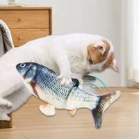 Juguete Para Perros Y Gatos Pescado Electrico Con Carga Usb