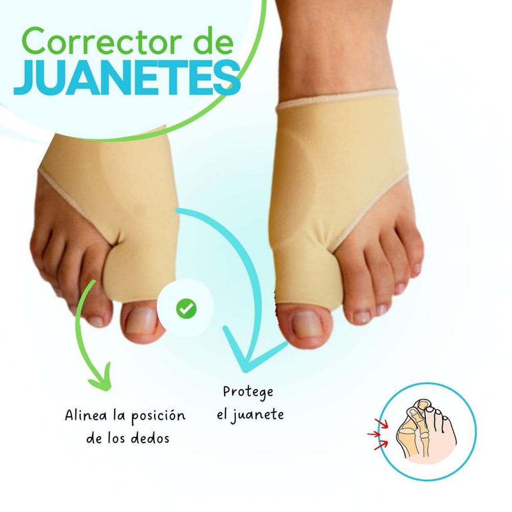 Corrector de juanetes beige talla M - unisex