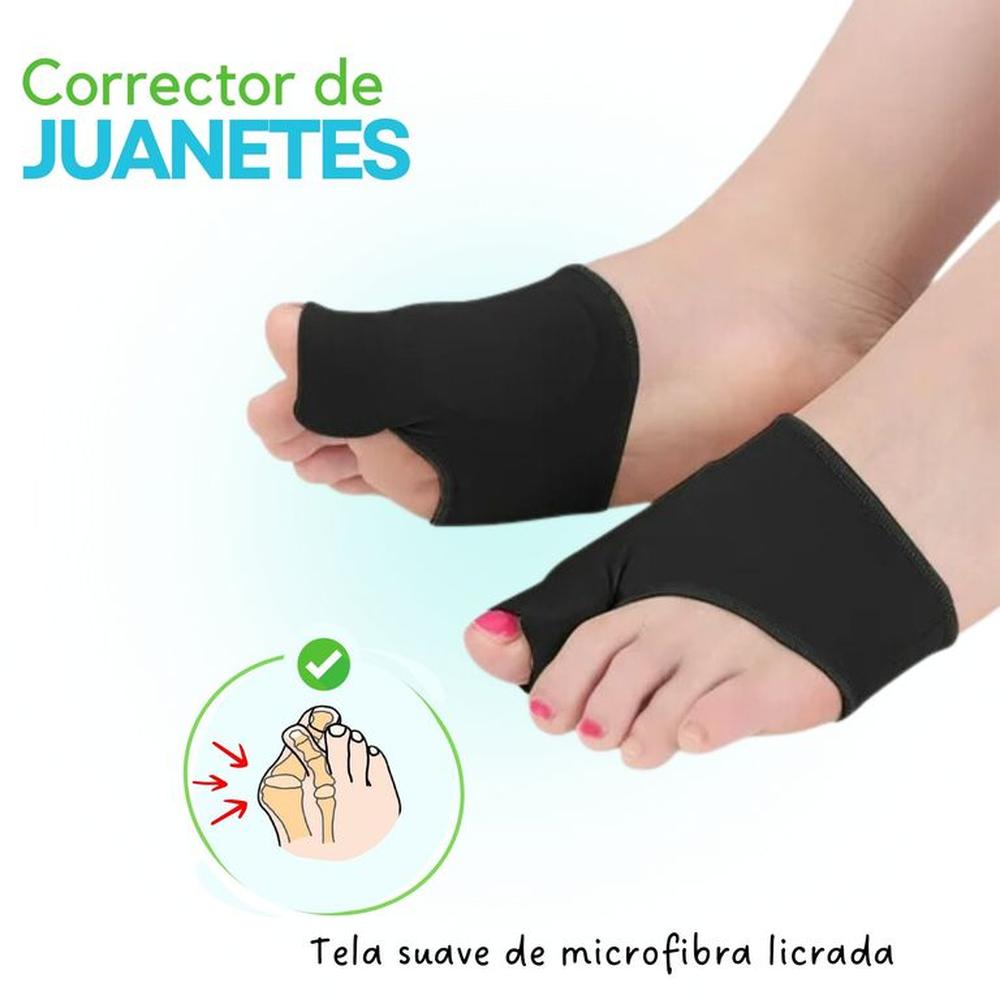Corrector de juanetes negro talla L - unisex