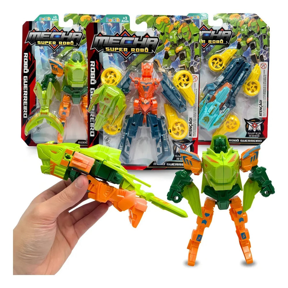 Juguete Transformer Robot Transformable a Vehiculo