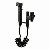 Set Ducha Bidet Rociadora con Soporte Incorporado Premium Negro ALF-2059