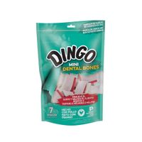 Snack para Perros Dingo Dental Mini Huesos de Pollo x7 und