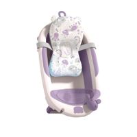 Tina de baño bebé aquabu baby cam morado