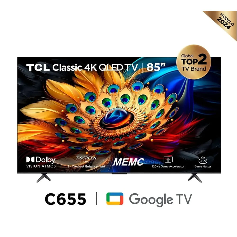 Televisor Smart Tv Qled 4K UHD TCL 85C655 85""