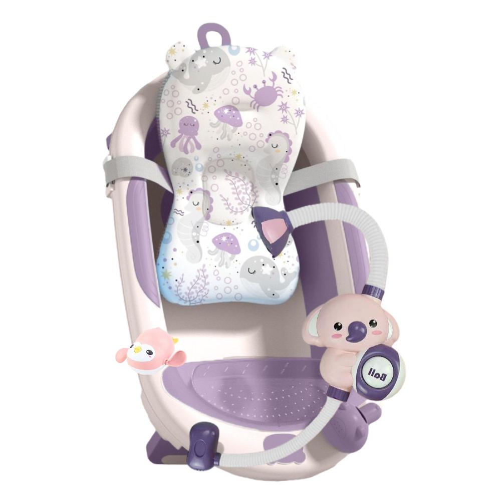 Tina bebe regadera aquabu BCAM morado