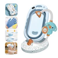 Tina bebe regadera splash baby cam azul