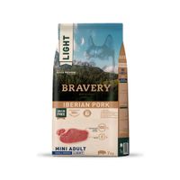 Alimento para Perros Pequeños Light Adulto Bravery Cerdo Ibérico 7Kg