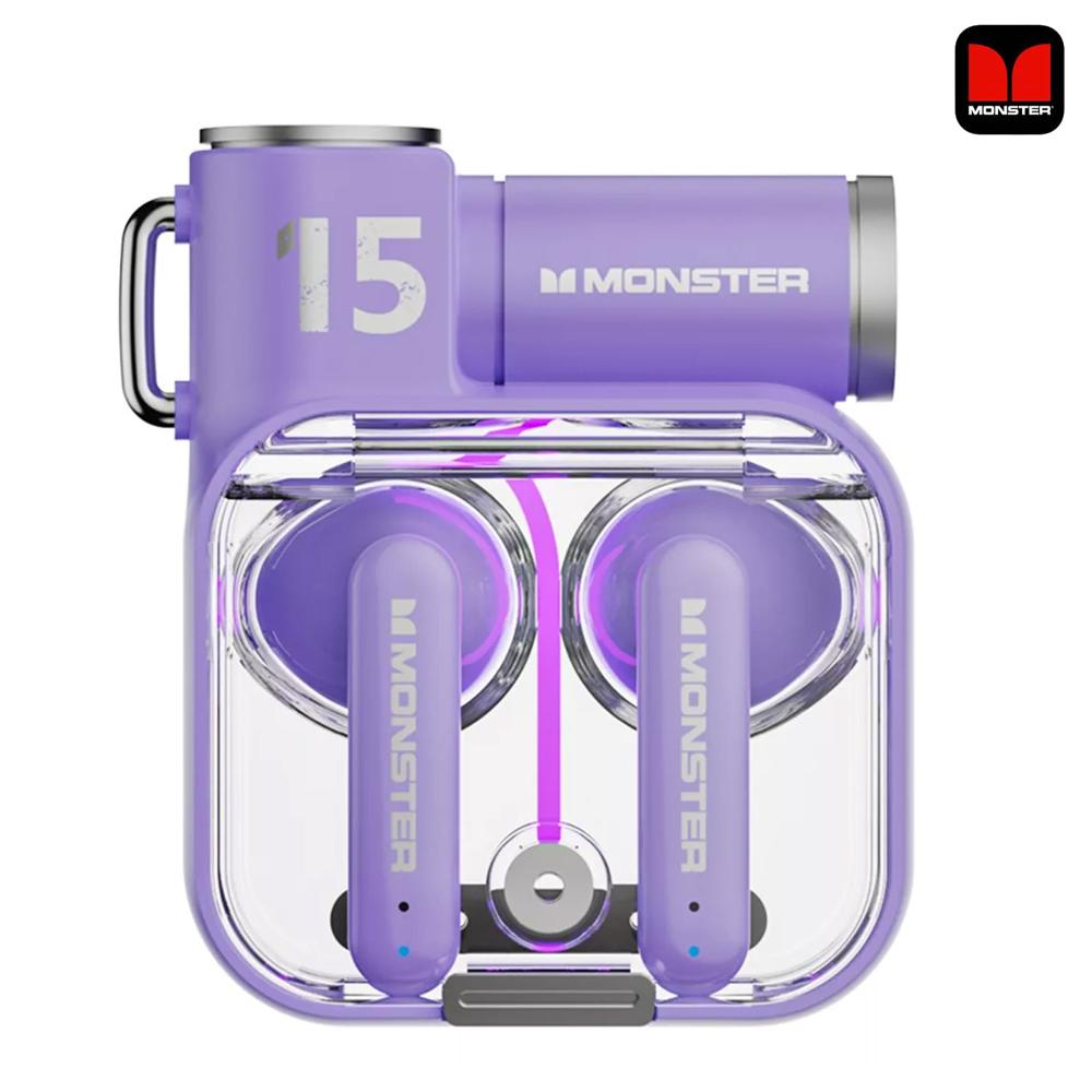 Audífonos inalámbricos Monster Airmars XKT15 Violeta Bluetooth 5.3