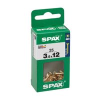 Tornillo Spax Cabeza Plana Bicro 3.5x12 S - 25 unidades