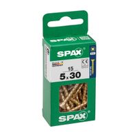 Tornillo Spax Cabeza Plana Bicro 5x30 S - 15 unidades