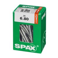 Tornillo Spax Trx Cabeza Plana Cincado 6x80 L - 30 unidades