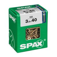 Tornillo Spax Cabeza Plana Bicro 3.5x40 L - 150 unidades