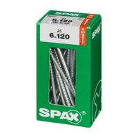 Tornillo Spax Trx Cabeza Plana Cincado 6x120 L - 25 unidades