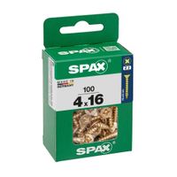 Tornillo Spax Cabeza Plana Bicro 4x16 M - 100 unidades