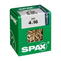 Tornillo Spax Cabeza Plana Bicro 4x16 L - 300 unidades